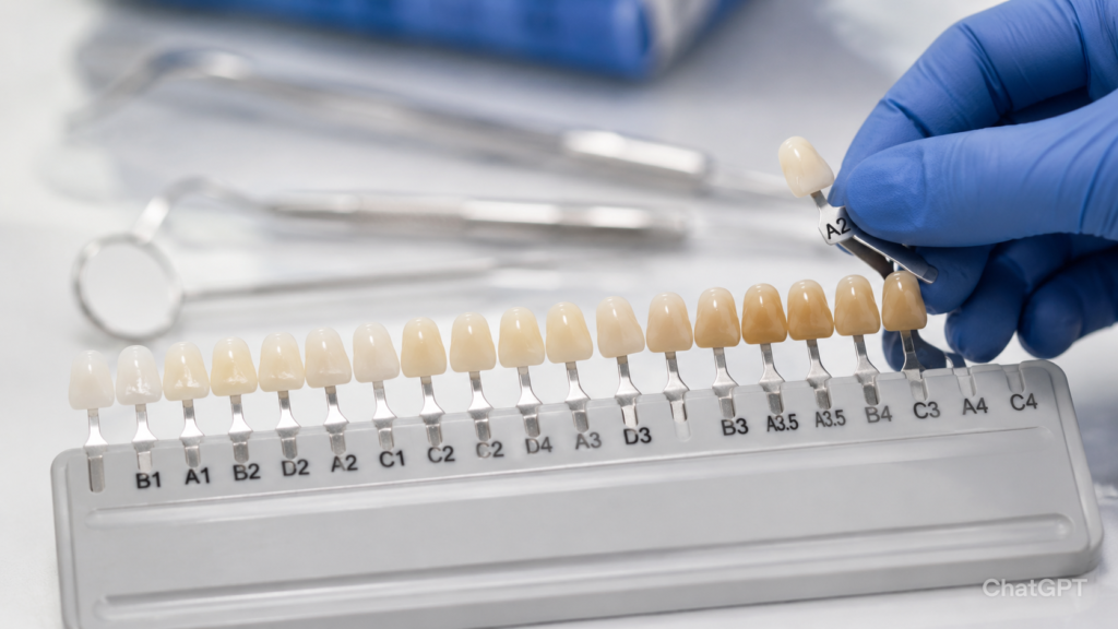 What Is a Composite Bonding Colour Chart?